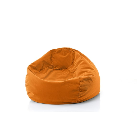GOLD MEDAL® Bean Bag, Microsuede Corduroy, Large 128" Harvest Orange