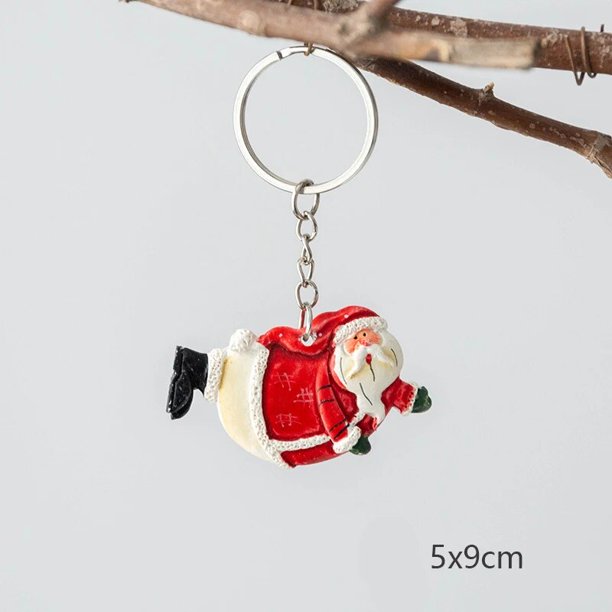 LLavero de Ángel de Navidad para ancianos, colgante de bolsa de teléfono móvil, accesorios de decoración, regalo de Navidad, 1 unidad