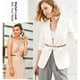 thumbnail image 3 of 4 Cinturón de cuero flaco para mujer Cinturón de vestir de moda ajustable Cinturones de cintura finos para damas y niñas, 3 of 7