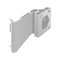 thumbnail image 2 of Minn Kota Boat Anchor System Mounting Bracket 1810365 Raptor; Jack Plate Starboard Side Mount; Mounts Minn Kota Raptor Shallow Water Anchor; 4 Inch Rise And 2 Inch Setback; Powder Coated; White, 2 of 12