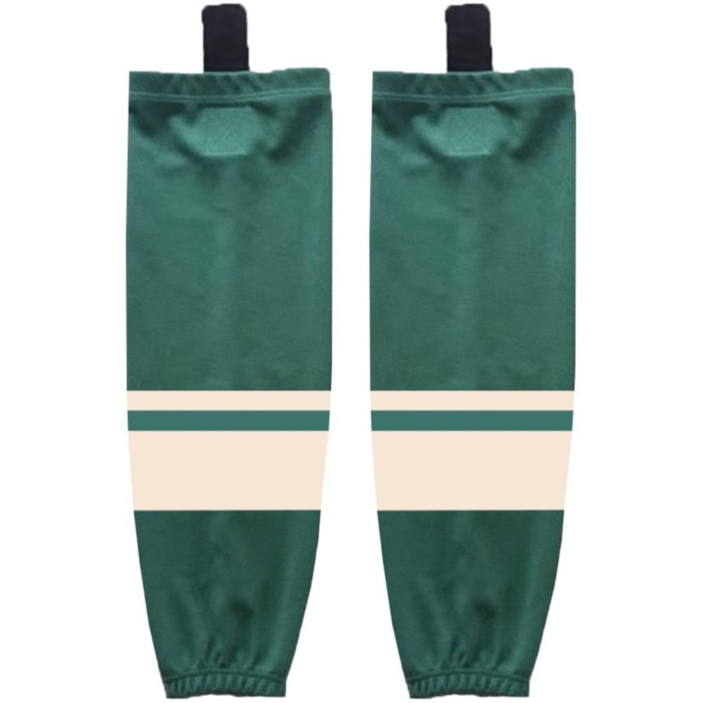 Green Series Ice Hockey Socks For Youth And Adult Outdoor Sports Hockey Training Socks