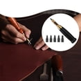 thumbnail image 6 of Rotary Screw Punch Tool Automatic Belt Hole Punch Interchangeable Tips for Leatherworkers Home DIY, 6 of 9