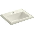 thumbnail image 1 of Kohler K-2241-4 Memoirs 17" Drop In Bathroom Sink - Off White, 1 of 5