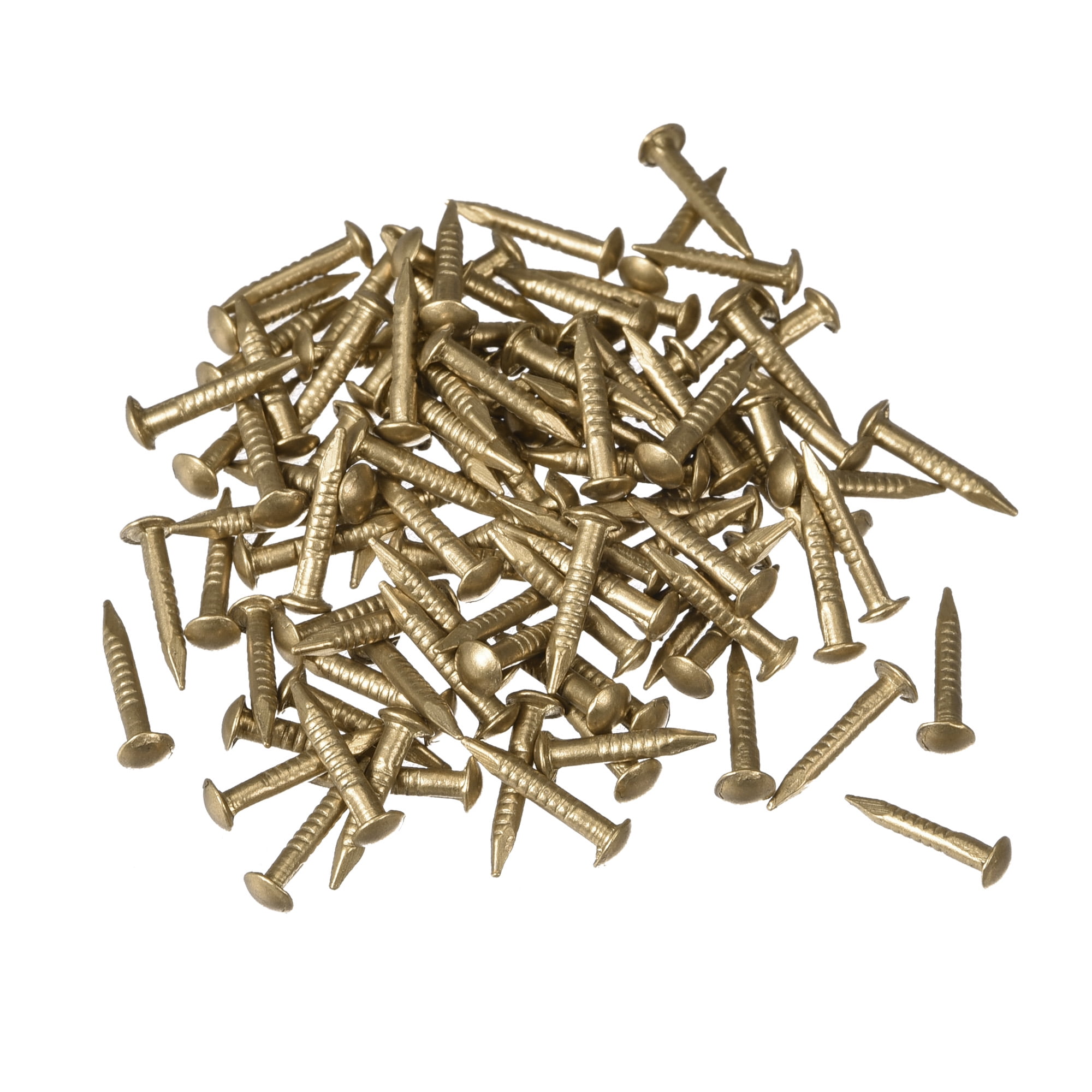 Small Tiny Brass Nails 1.2x8mm for DIY Decorative Pictures Wooden Boxes