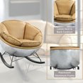thumbnail image 4 of Top Grain Leather Rocker / Stable Rocking for Long - term Use, 4 of 4