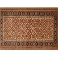 thumbnail image 1 of Ahgly Company Indoor Rectangle Traditional Saffron Red Persian Area Rugs, Swatch Sample, 1 of 6