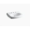 thumbnail image 1 of Kohler K-2028-8-0 Lavabo Lavabo Pinoir avec Trou de Robinet 8 Po Répandu - Blanc, 1 of 1