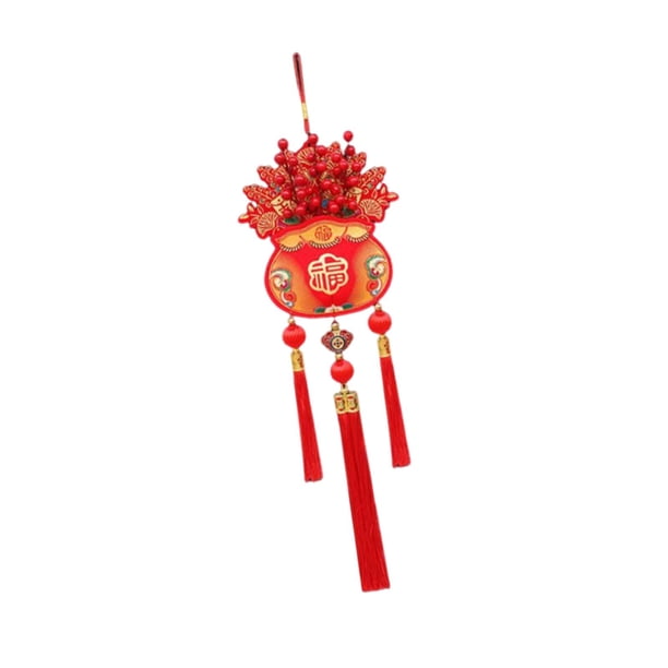 Adornos del año Nuevo Chino, decoración para Festival de , Fu colgantes para puerta, decoración de fiestas, accesorios para Bolsa de dinero