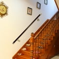 thumbnail image 2 of ATT Hardware Luxury Wall Mount Handrail,Indoor Stair Railing, PVC, Black, 12FT, 2 of 6