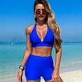 thumbnail image 3 of LYMAYTER Maillot de Bain Femme Séchage Rapide Bikini Spa, 3 of 5