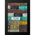 thumbnail image 2 of Mahan, Kathy 17x24 Black Modern Framed Museum Art Print Titled - License Plates I, 2 of 5