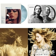 Midnights (X) (Moonstone Blue LP Vinyl) & Reputation (Picture Disc) & Fearless (Taylor's Version) (Gold Vinyl/3LP) & Fearless Platinum Edition