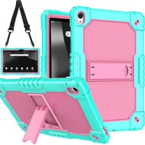 FIEWESEY for Walmart Onn 12.1 inch Tablet Pro 2024 Model Case/Onn 12.1 inch Tablet Pro Model 100146663 Hybird Case Kids Friendly with Stand for Onn 12.1" Tablet Pro 2024 Released (Green/Pink)
