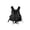 Black, variant on Foldable Multi Pocket Life Jacket with Whistle and Reflective Elements for Kayak Paddleboard SUP Fishing and Canoeing Beige 14"X2"X18"