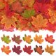 thumbnail image 1 of Paquete de 500 hojas de arce artificiales, hojas falsas de otoño para Acción de Gracias/Boda/Fiestas [8 cm, Mezcla de 10 colores], 1 of 7