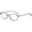 Clear Grey, variant on Retro Round Blue Light Glasses for Women Men 90s Non Prescription Oval Tortoise Eyeglasses