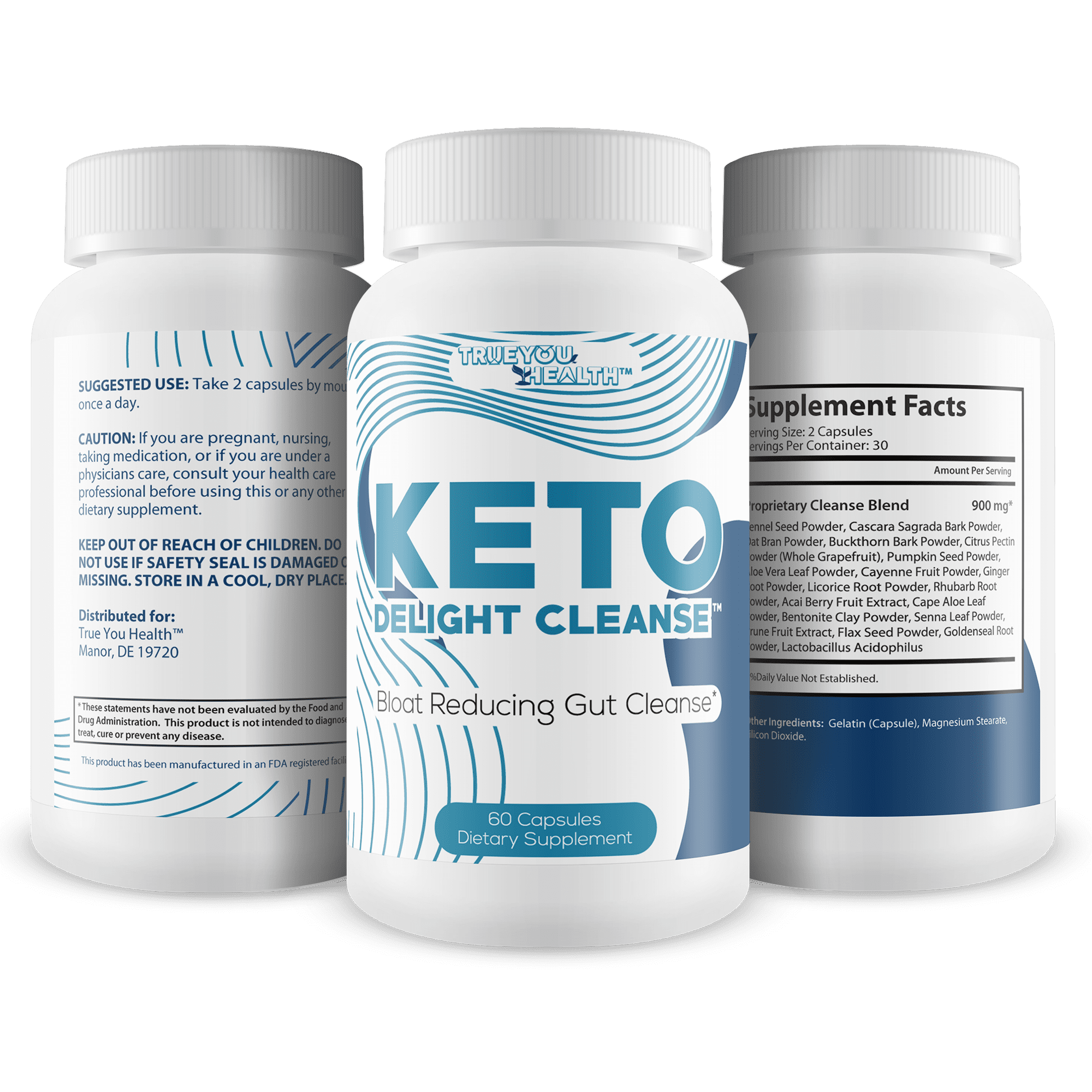 Keto Delight Cleanse - Premium Keto Cleanse - Promote Reduced Gut Bloat for a Healthy Appearance - Support Gut Health, Digestion, & Regularity with Probiotics - Cleanse Keto Complete Cleanse Detox