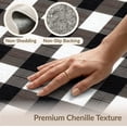thumbnail image 6 of ODIKA 2'x3' Washable Accent Rug Pet Friendly, Bedside Mat Rag Layered Checkered Farmhouse Plaid Vintage Bordered Doormat for Bedroom, Nursery, RV, 6 of 7