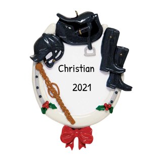 Horse Christmas Ornaments Personalized