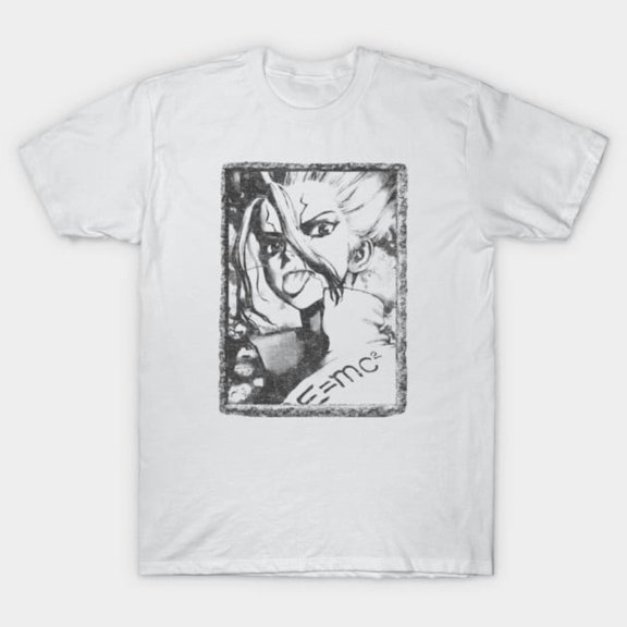 Vintage Dr Stone T-Shirt, Senku Ishigami E=Mc2 Tee Sizes S-5Xl GooGate