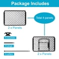 thumbnail image 5 of Vibrant Life 4-Panel Plastic Playpen for Dogs, Black, 24", 5 of 8