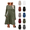 Blue, variant on Womens Ribbed Knit Dresses Classic Round Neck Long Sleeve Mini Dress Comfy Empire Waist Dresses for Women Versatile Solid Color Casual Tunic Dress with Side Pockets L