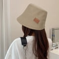 thumbnail image 4 of Circunferencia del sombrero de 56-58 cm, sombrero de pescador, protector solar femenino, protección facial, sombrero para el sol para salidas al aire libre, 4 of 5