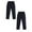 Navy 2PCS, variant on 2 Pack Relaxed Fit Stretch School Uniform Pant Chino Pants for Toddler to Youth Boys and Girls,5-6 Years,Black 2PCS