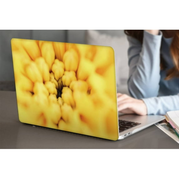 KSK KAISHEK Plastic Hard Case Shell Cover Only for 2022/2021/2020/2019/2018 Release MacBook Air 13 inchs Retina Display and Touch ID Model: A1932/A2179/A2337 m1 Flower 0641