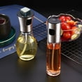 thumbnail image 4 of 304 Stainless Steel Oil Spray Bottle for Kitchen and BBQ - Press Type Fine Mist Sprayer for Cooking Oil, Vinegar, Marinades - Durable Rust-Resistant Glass Oil Dispenser with Elegant Design, 4 of 9