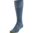 thumbnail image 3 of GOLDTOE Edition Mens Comfort Top Flat Crew Socks, 3-Pack, 3 of 4