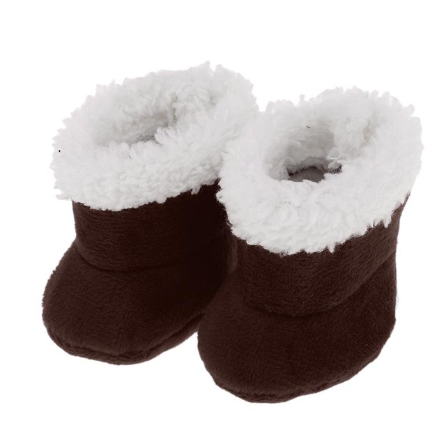 Botas de Nieve de Botas de Nieve para Pulgadas baby Girl Muñeca Accesorio Accesorio Coleccionables Hugo Botas de felpa de muñeca