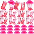 thumbnail image 1 of wonima02 32 Pcs Mini Cowboy Boot Glasses Plastic Cowgirl Party Supplies Western Plastic Mugs for Cowboy Cowgirl Decorations Bachelorette Party Supplies Pink Boot Cups (Rose Red), 1 of 1