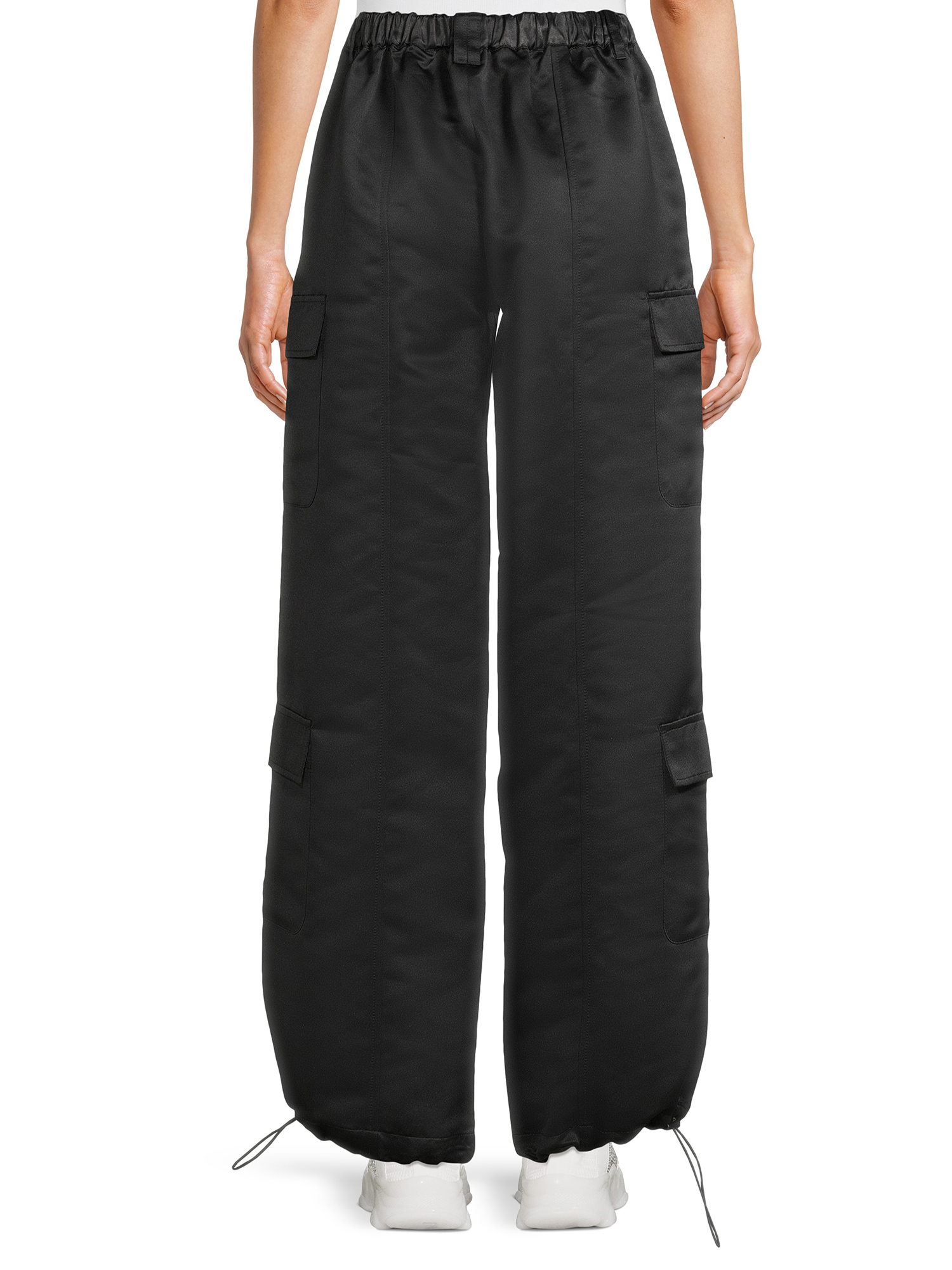 Madden Nyc Juniors Satin Cargo Pants, 31