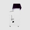 thumbnail image 4 of Piano Cover with Tassels Piano Cover with Modern Style 190.00X79.00X2.00CM Purple, 4 of 6