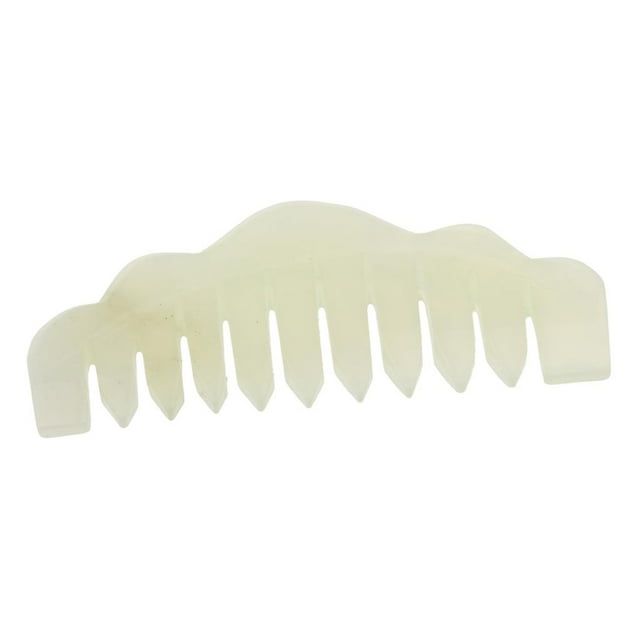 TISHITA Natural Jade Gua Sha Acupoint Massage Comb Scalp Massager Relaxation Comb 02