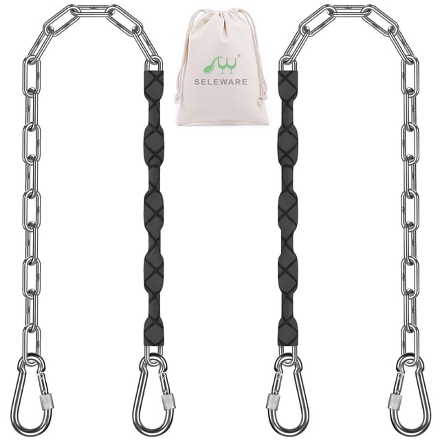 Cadenas para Columpio SELEWARE 165 cm Acero Inoxidable Capacidad 450 kg