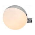 thumbnail image 3 of Living District Majesty 3-Light Metal Bath Sconce in Chrome/Frosted White, 3 of 6