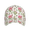 thumbnail image 2 of Yiaed Rose Flowers Print Cap Adjustable Size for Running Workouts and Outdoor Activities All Seasons, 2 of 5
