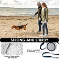 thumbnail image 4 of DEELLEEO 5M Retractable Dog Leash Outdoor Pet Walking Hiking One Button Lock Traction Rope with Anti-Slip Handle for Dogs Up to 20kg, 4 of 6