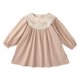 thumbnail image 1 of Odeerbi 2-8 Años Niñas Princesas Florales Vestido Retro Vintage Algodón Vestido Infantil Cuello Redondo Bordado Manga Larga, 1 of 9