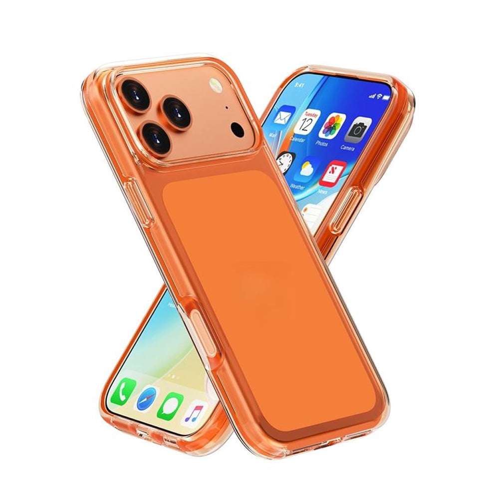 Transparent Case for iPhone 17 Pro - Orange