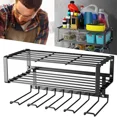 thumbnail image 2 of Hand Power Tool Organizer Rack Wall Mounted Floating Tool Shelf Electric Drill Holders Heavy Duty for Workshop Garage Tool Rack PURPLE, 2 of 6