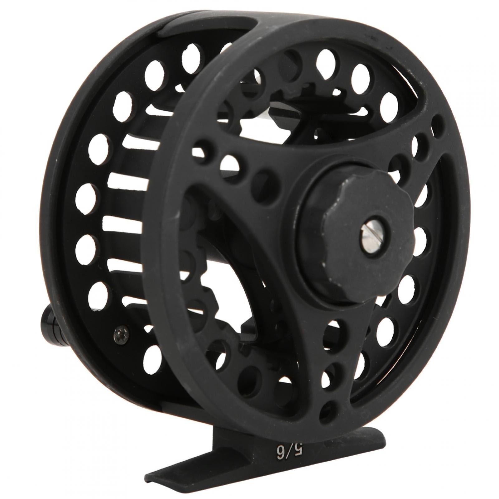 Durable All Metal Fly Fishing Reel Pressure Casting Gapless Bearing Wire Line Wheel Tackle Ambidextrous Left Right Hand Retrieve Size 5/6 (4.72 in / 12 cm)