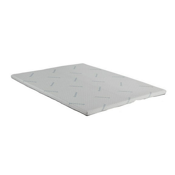 Elf 2 Inch Quilted Full Size Mattress Topper for Bed, Soft Memory Foam- Saltoro Sherpi