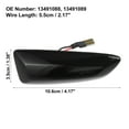 thumbnail image 3 of 1 Pair Side Wing Mirror Turn Signal Light 13491088 for Vauxhall Crossland x 2017-up, 3 of 6
