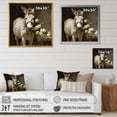thumbnail image 4 of Designart "Farmhouse Field with Donkey II" Animals Framed Wall Art - Traditional Grey Donkey Living Room Framed Canvas Art, 4 of 6