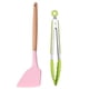 thumbnail image 1 of Juego de 2 piezas de silicona para utensilios de cocina, utensilios de cocina resistentes al calor con mango de madera, utensilio de cocina antiadherente, 1 of 5