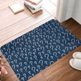 thumbnail image 4 of Sikiie Question Marks Print Flannel Anti-slip Floor Mat 16x24in, Thickened Dustproof Entrance Door Mat Floor Mat for Kitchen, Bathroom, Laundry Room, 4 of 7