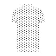 thumbnail image 4 of Mifsaly Womens Collared V Neck Short Sleeve Tops Summer Casual Polka Dot Print Shirts Slim Fit Work Office Blouse 2026 M, 4 of 5